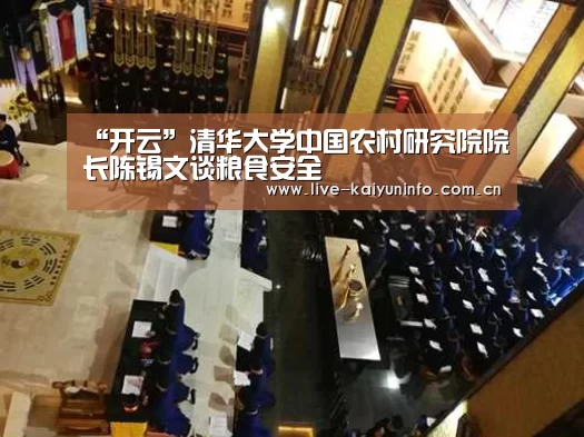“开云”清华大学中国农村研究院院长陈锡文谈粮食安全(图3) 开云体育下载