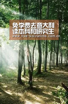 免学费去意大利读本科和研究生:开云体育下载(图2) 开云官网